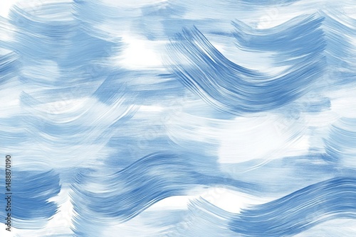 Soft blue abstract background with flowing brush strokes and gentle textures creating a calming visual experience