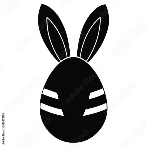 easter bunny with egg