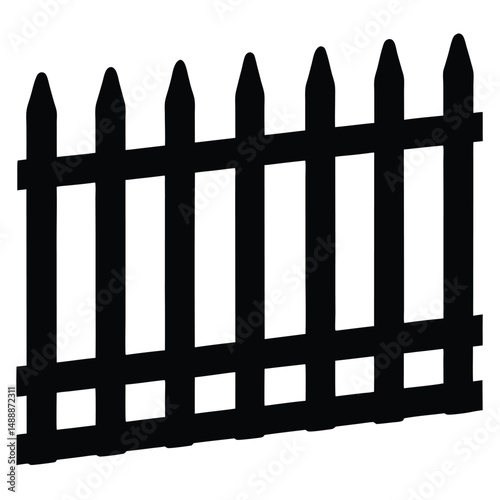 white picket fence