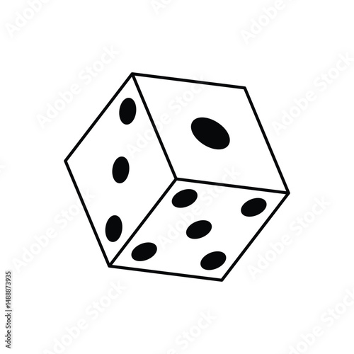Dice Vector icon
