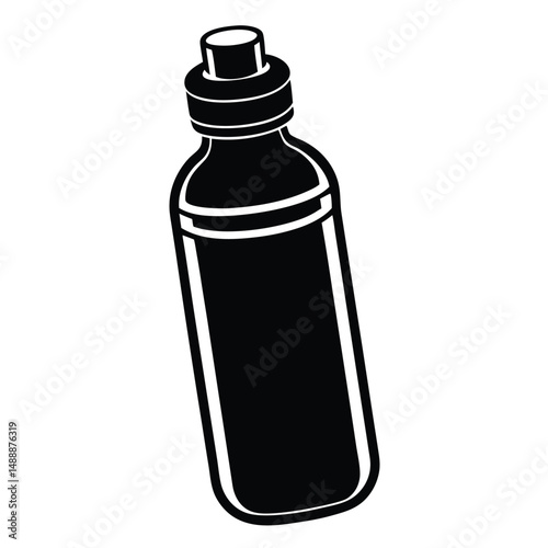 vector illustration of a bottle