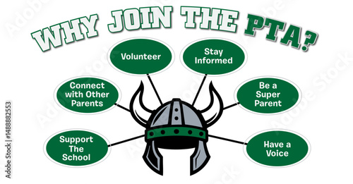 WhyJoinThePTA_Horns_GreenWhite