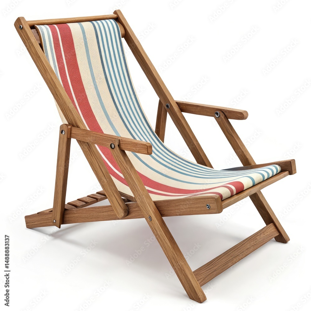deck chair isolated on white deck chair isolated on white