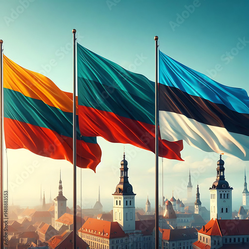 different country flags