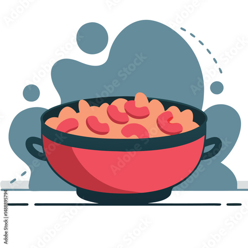 Creative Concept Illustration Depicting a Scrumptious Serving of Mac and Cheese
