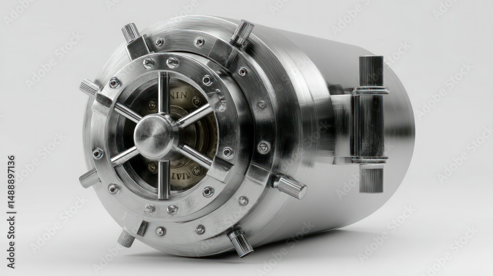 Secure Metal Vault with Combination Lock and Heavy Bolts Ideal for Safety and Protection Secure Metal Vault with Combination Lock and Heavy Bolts Ideal for Safety and Protection