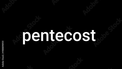business word on black background