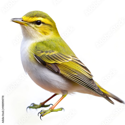 wood warbler png, transparent background