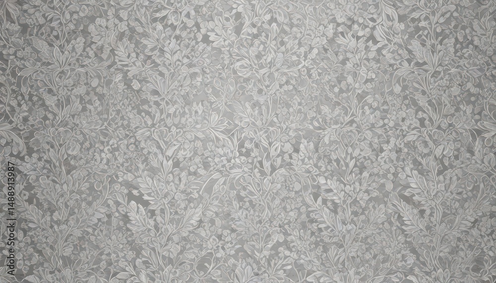 Silver leaf lace wallpaper Delicate, seamless pattern Elegant, intricate design , illustration, texture, abstract Silver leaf lace wallpaper Delicate, seamless pattern Elegant, intricate design , illustration, texture, abstract
