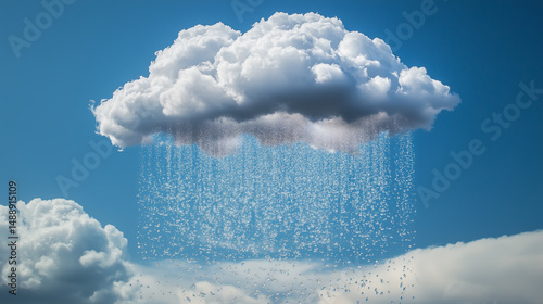 Artificial rainfall uses cloud seeding to cool clouds and trigger droplet formation, causing precipitation through human intervention.