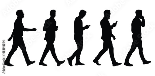 silhouettes of people. Businessman silhouettes vector.  silhouettes of people. vector silhouettes of people
