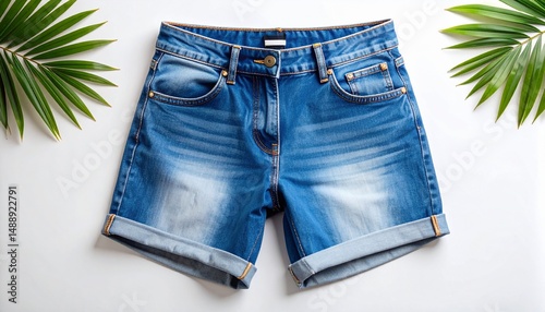 blue jeans isolated on white