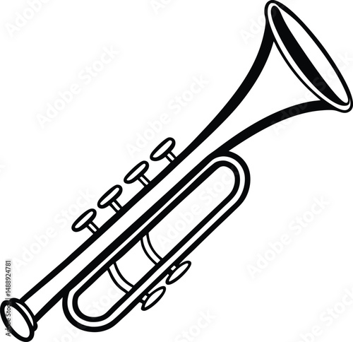 trumpet silhouette