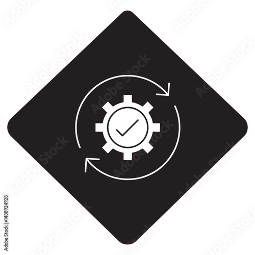 Autonomy and Control icon, Empowered Decisions Balancing Autonomy and Control, Mastering Independence Strategies for Effective Self-Management, vector