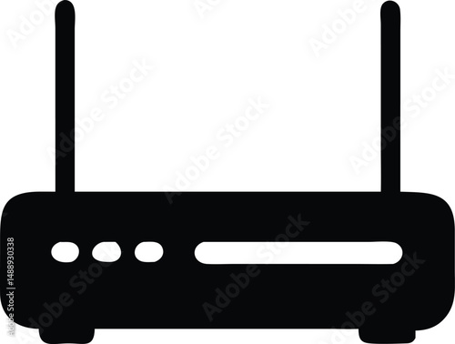wi fi router silhouette