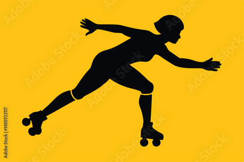 Silhouette sport vector illustrations of athletes, runners, and soccer players in action