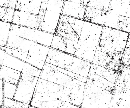 Grunge Diagonal Grid Texture Background