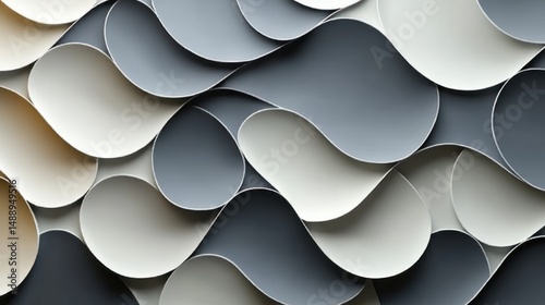 Abstract paper shapes