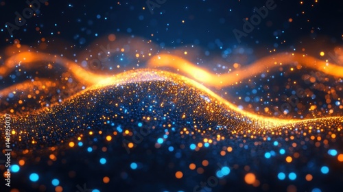 Abstract particle wave