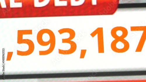 US National Debt Visual Representation with Statistics