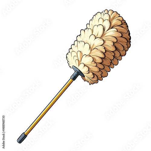 Duster Mop Up White