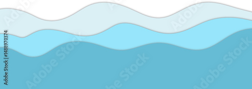 abstract blue wave illustration