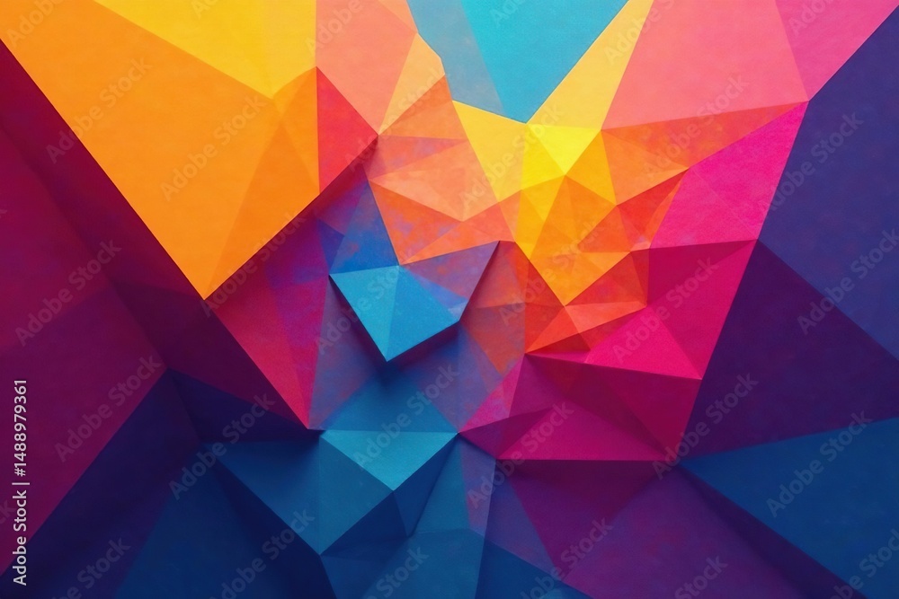 Obraz premium Abstract geometric shapes forming a visual rhythm , illustration, structure