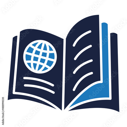 globe and book icon