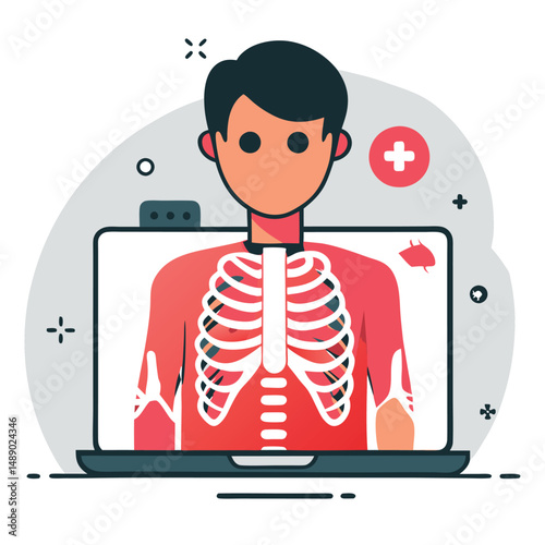 Insightful Depiction of X-Ray Technology in Modern Medicine
