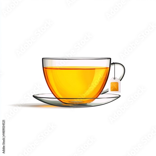 Tea Cup with Tea Bag