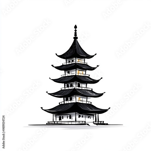 Traditional Chinese Pagoda