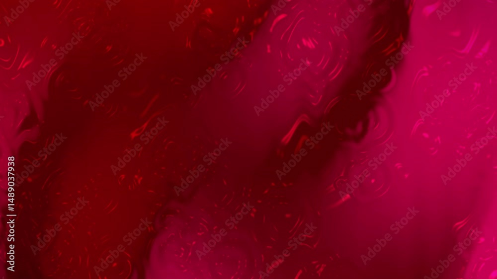 Red gradient water flowing into abstract red and pink pattern. Ideal for vibrant, modern designs, backgrounds, or artistic projects