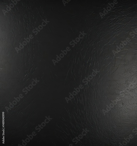 Luxurious black leather, finely textured surface, abstract design,  shiny,  rich black,  premium quality