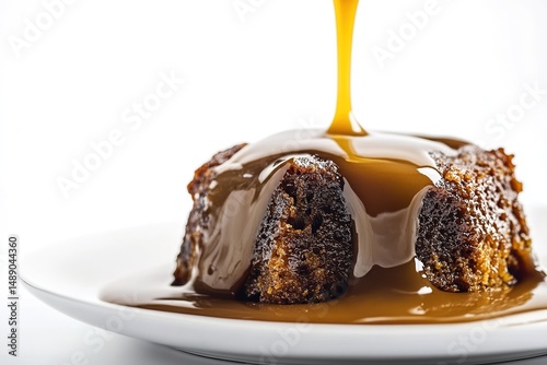 Close-up view of a moist, delicious dessert. photo