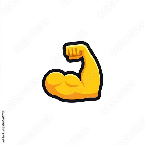 Strong Flexing Arm Emoji