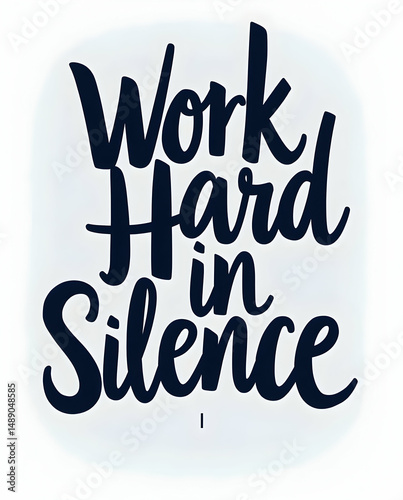 Work Hard in Silence Sleek Font