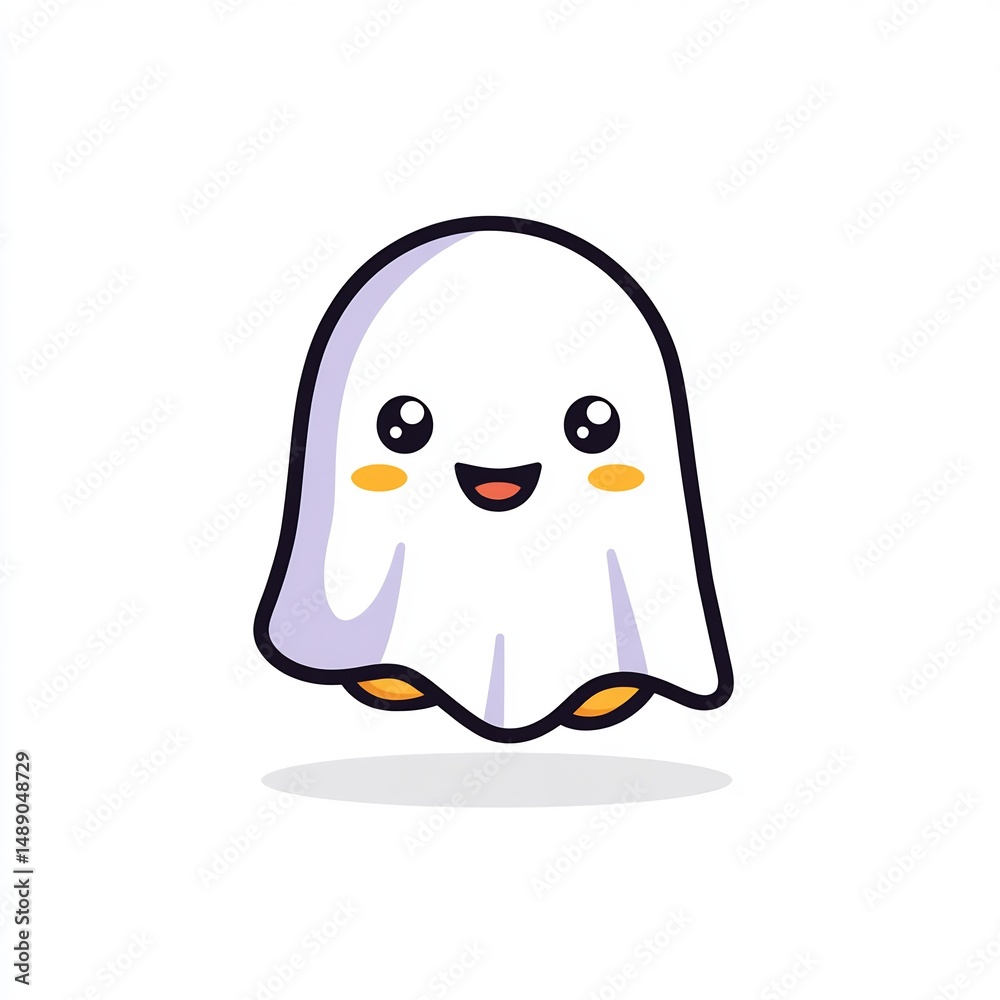 Floating Cute Smiling Ghost for Halloween Floating Cute Smiling Ghost for Halloween