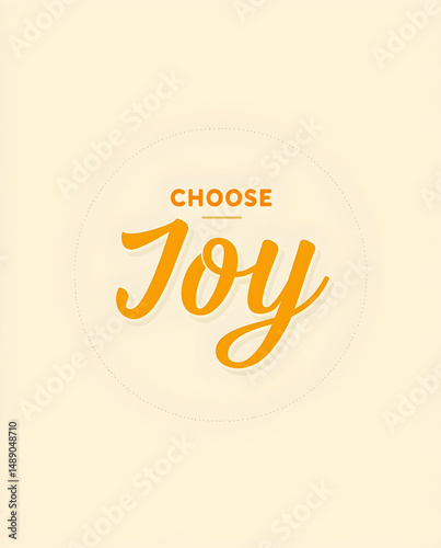 Choose Joy Elegant Script