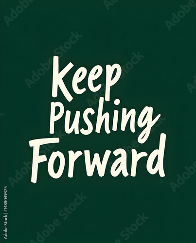 Keep Pushing Forward Script