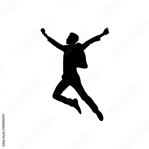 Person Jumping with Joy  photo