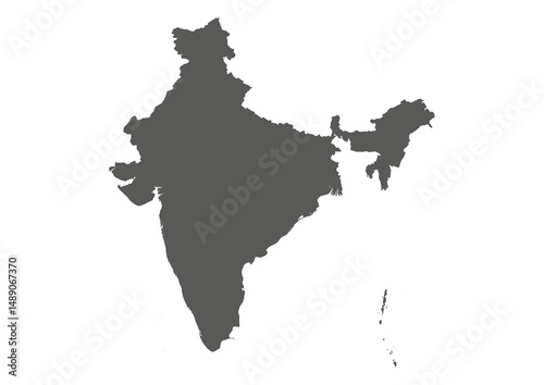 Vector map of India