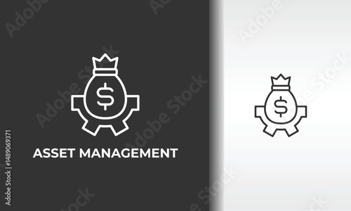Asset Management Vector, Icon Or Logo Sign Isolated Symbol Illustration