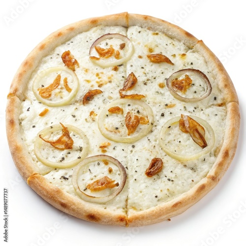pizza with mushrooms and cheese