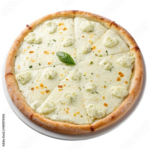 pizza with mushrooms and cheese