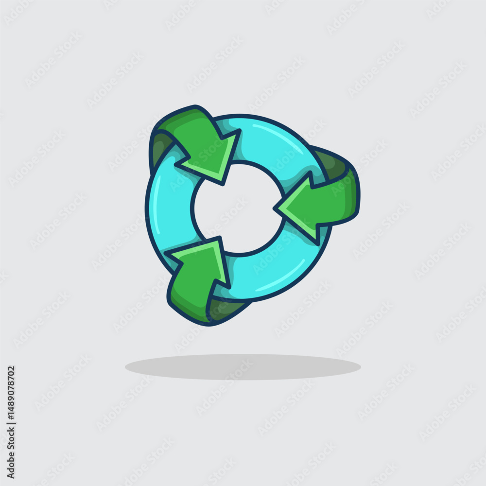 Recycling icon symbol Ideal for eco campaigns green lifestyle education projects and conservation design Editable and scalable for digital and print purposes Recycling icon symbol Ideal for eco campaigns green lifestyle education projects and conservation design Editable and scalable for digital and print purposes