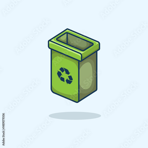 Recycling icon symbol Ideal for eco campaigns green lifestyle education projects and conservation design Editable and scalable for digital and print purposes
