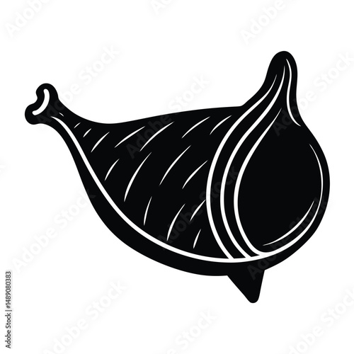 butcher element isolated tripe on white background