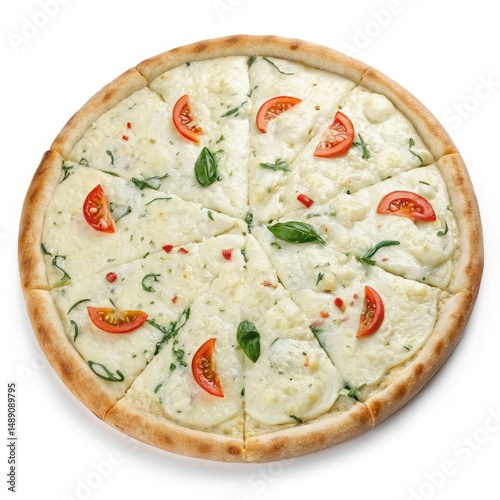 pizza with mushrooms and cheese