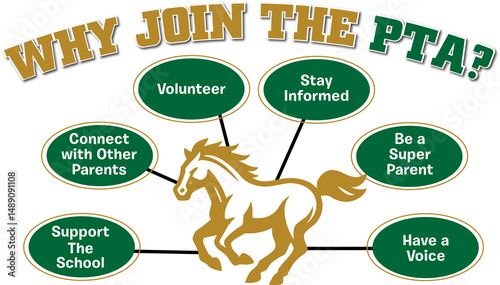 WhyJoinThePTA_Mustang_GreenGold
