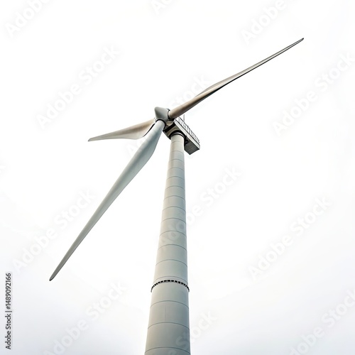 wind turbine in the wind